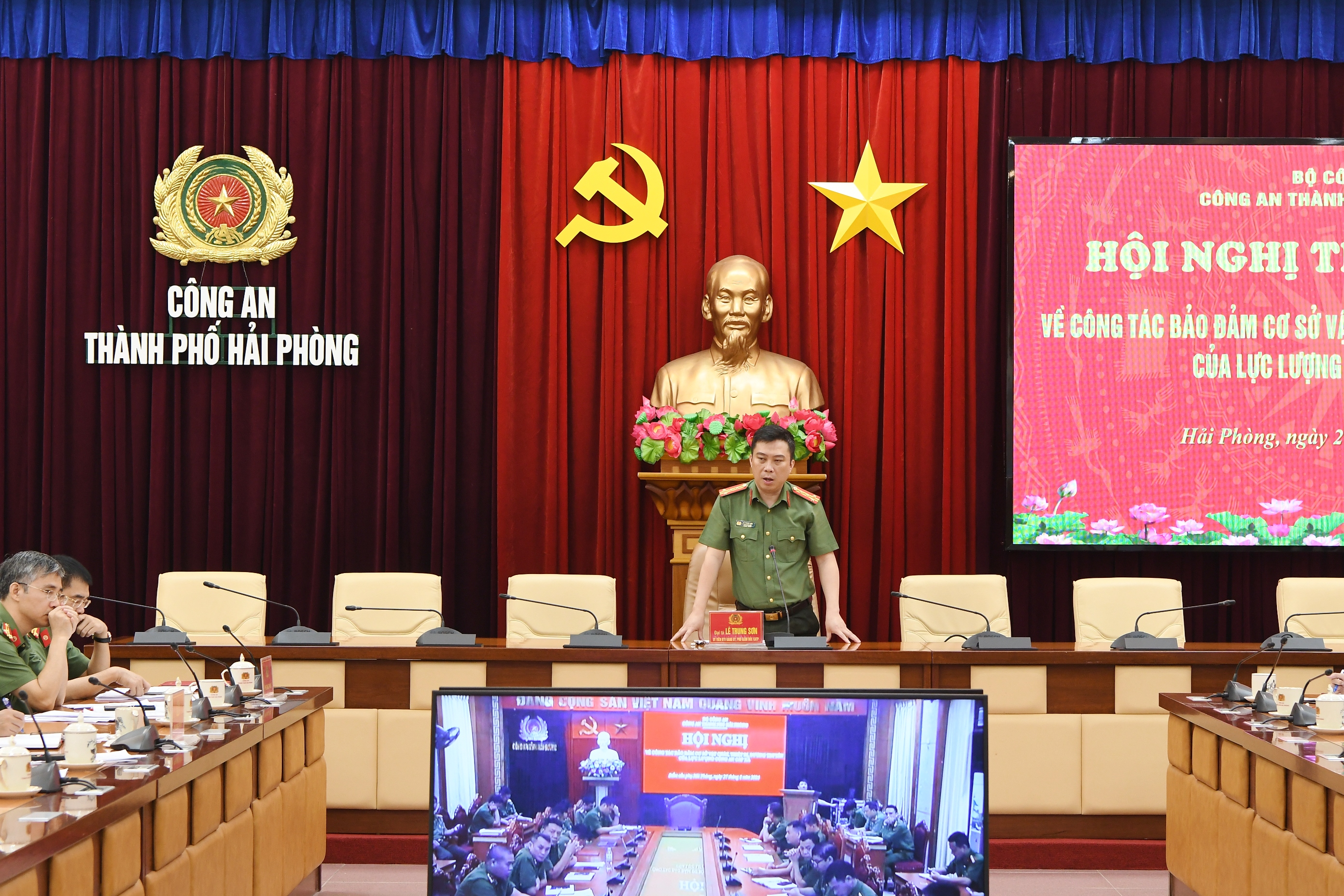 Đánh giá hiện trạng, định hướng công tác đảm bảo cơ sở vật chất của Công an cấp xã